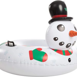 Inflatable Snowman Snow Tube 47in