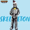 Kids Skeleton Costume Set with Glow in the Dark