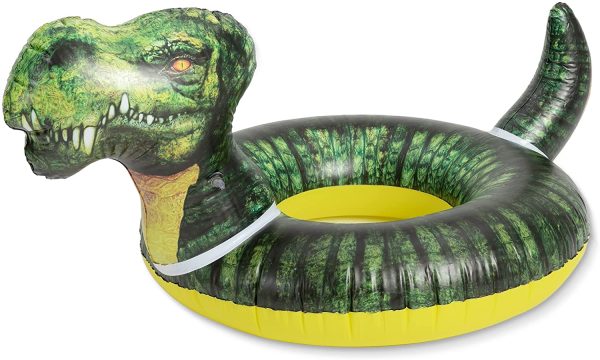 59in Green Dinosaur Inflatable Pool Float Tube