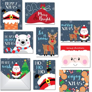 72Pcs Christmas Holiday Greeting Card Collection