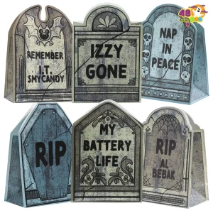 72Pcs Tombstone Gift Bags