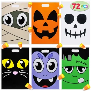 72pcs Halloween Goodie Bags for Treat or Treating