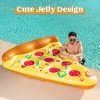 75in Large Inflatable Pizza Pool Float with Cup Holders