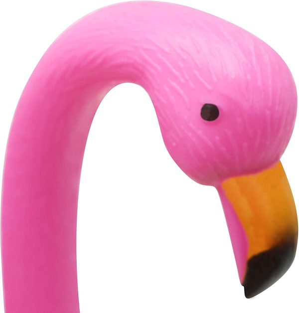 Syncfun Small Pink Flamingo Yard Ornament, Set 6