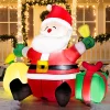 7ft LED Christmas Decoration Inflatable Santa