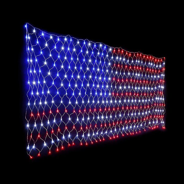 420 LED American Flag Net Lights