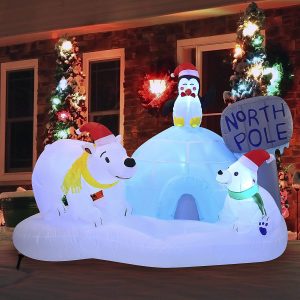 6ft Large North Pole Inflatable