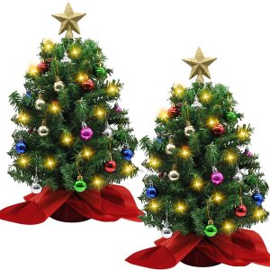 20″ Tabletop Christmas Tree with Decoration Kit