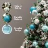 88pcs Gold & Silver Shatterproof Christmas Ornaments