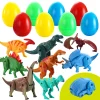 8Pcs Dinosaur Toys Prefilled Easter Eggs 3.5in