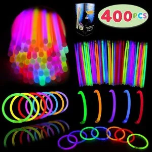 8″ Glowsticks Glow Sticks, 400 Pcs