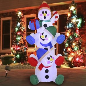 6ft Large Snowman Inflatable