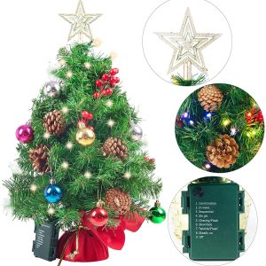 23″ Prelit Tabletop Christmas Tree with Color Changing LED Lights