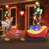 8ft Jumbo Christmas Puppy Inflatable