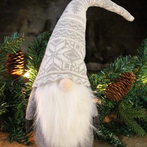 Christmas Gnome Swedish Santa Tomte Plush Grey