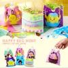 96pcs Easter Draw String Goodie Bags
