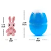 9Pcs Crystal Slime and Resin Figures Prefilled Easter Eggs