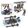 9pcs Checkpoint Military Toy Soldiers Play Set