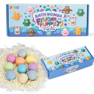 Bath Bombs for kids with Finger Puppet