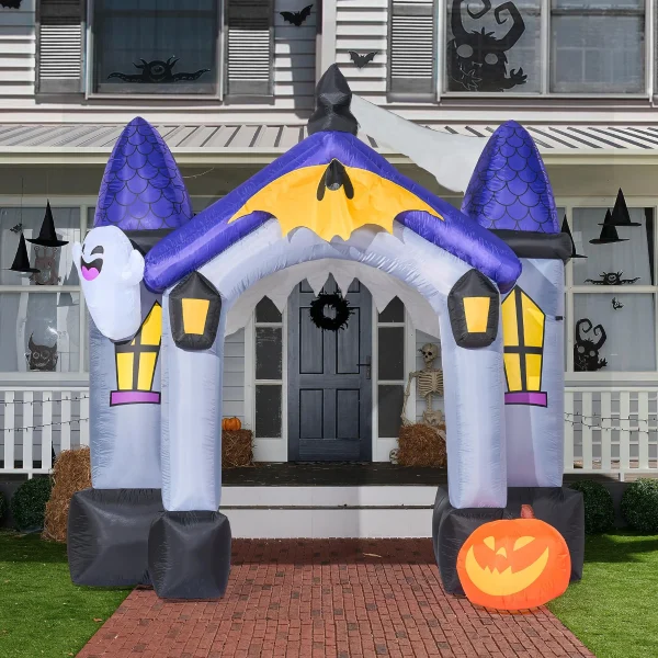 9ft Halloween Inflatable Spooky Residence Archway