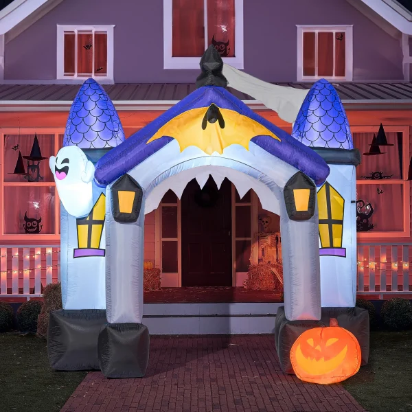 9ft Halloween Inflatable Haunted House Archway