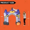 9ft Halloween Inflatable Spooky Residence Archway