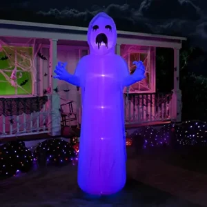 9ft Inflatable LED Scary Ghost Halloween Decoration