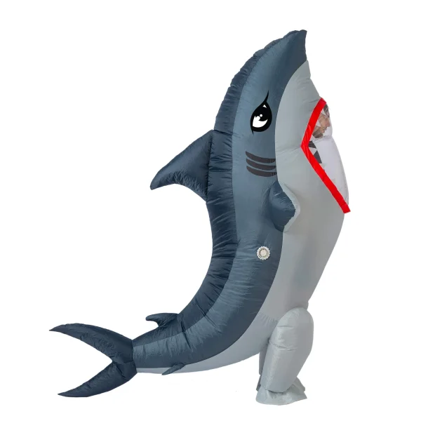 Adult Full Body Shark Inflatable Halloween Costume