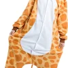 Unisex Adult Giraffe Pajamas Halloween Costume