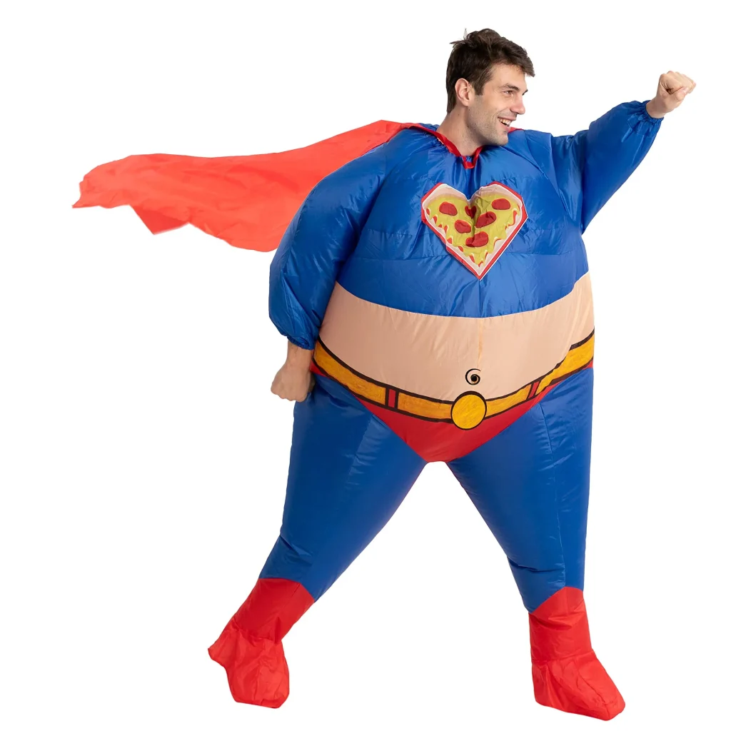 Hero inflatable adult costume