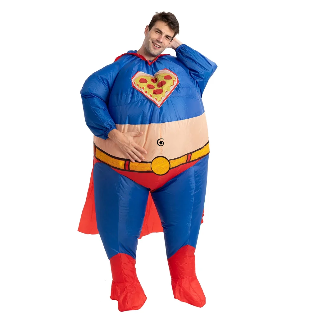 Adult halloween hero inflatable costume