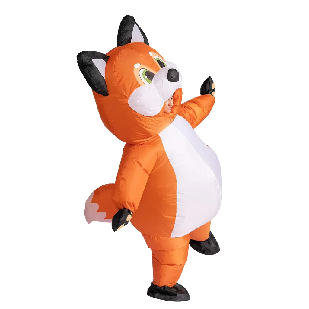 Inflatable fox costume