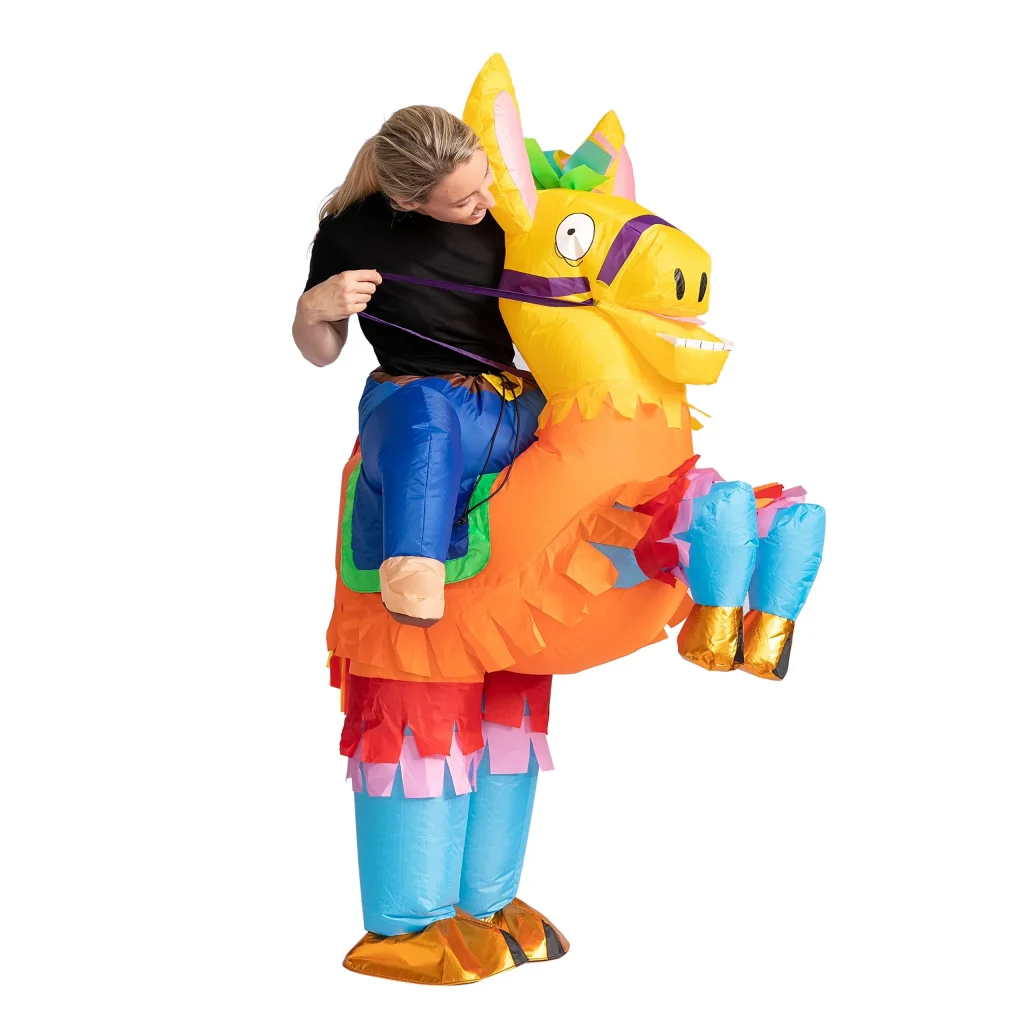 Ride a piñata halloween inflatable costume