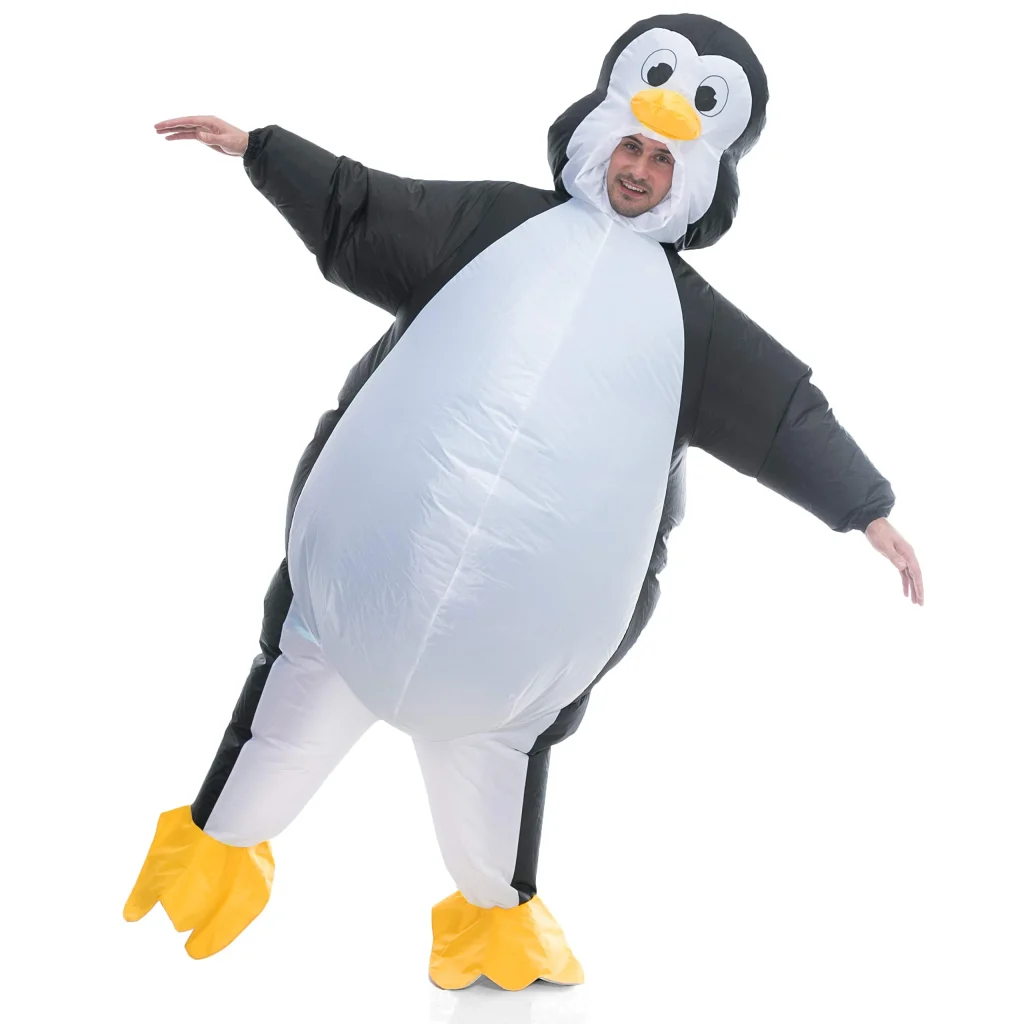 Inflatable penguin costume adult