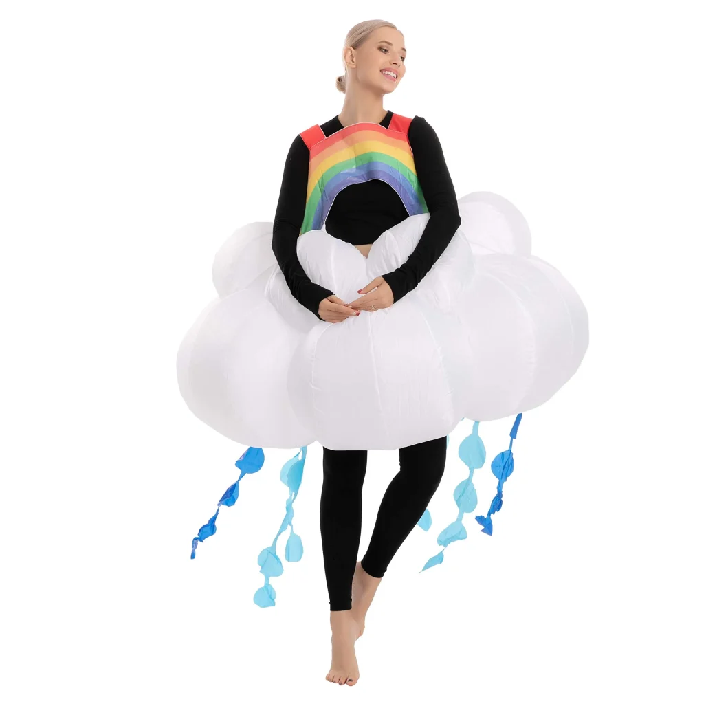 Raining rainbow cloud best inflatable costumes