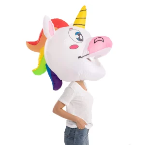 Unicorn Bobble Head Inflatable Costume – Adult