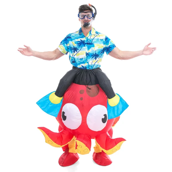 Adult Octopus Air Blow up Halloween Costume