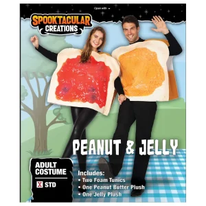 Adult Peanut Butter and Jelly Halloween Costume
