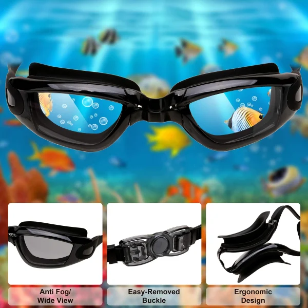 3pcs Adult Swimming Goggles