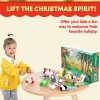 24 days Christmas Advent Calendar with Mini Animal Plush