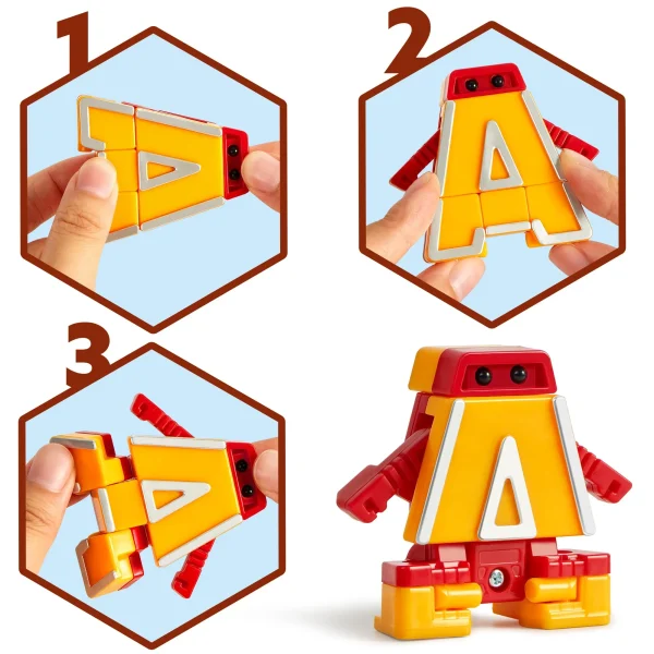 26pcs Alphabet Robots Toys for Kid 4.25in
