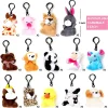 28Pcs Animal Plushies with Kids Valentines Cards for Classroom Gift Exchange