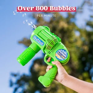 Bubble Blaster Gun with 2 Bottles Bubble Solutions