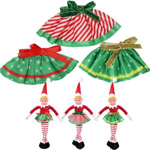 Elf Plush Dance Skirts,  3 Packs – JOYIN