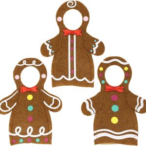 Santa Couture Gingerbread Set for Elf Doll, 3 Pack – JOYIN
