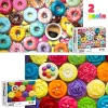 1000pcs Donut and Cupcake Jigsaw Puzzle 2in1