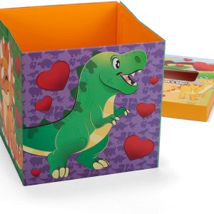 Dinosaur Valentine Mailbox and Cards Set