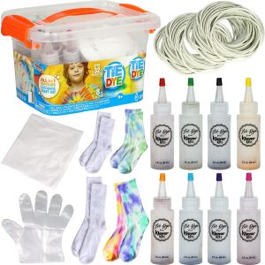 Tie Dye Set with 8 pairs of Socks – KLEVER KITS