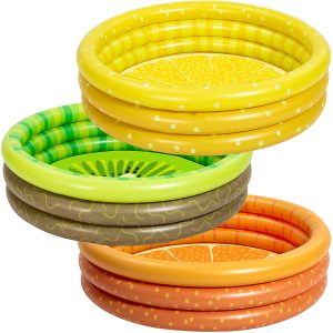45” Fruits Inflatable Kiddie Pool Set, 3 Pack – SLOOSH