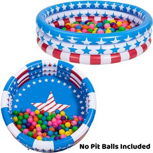 45” Inflatable Star American Flag Pool, 2 Pack – SLOOSH